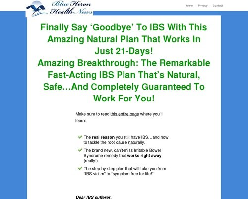 Read more about the article My IBS Story CB | Blue Heron Health News