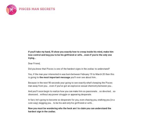 Read more about the article Pisces Man Secrets by Relationship Astrologer Anna Kovach » Books