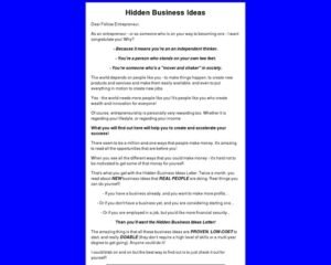 Read more about the article Hidden Business Ideas