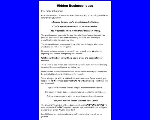 Read more about the article Hidden Business Ideas