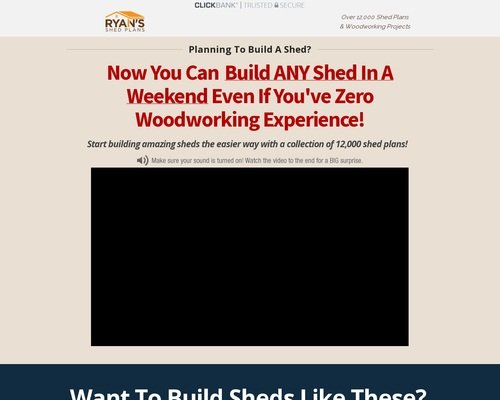 Read more about the article Ryan Shed Plans 12,000 Shed Plans and Designs For Easy Shed Building! – RyanShedPlans
